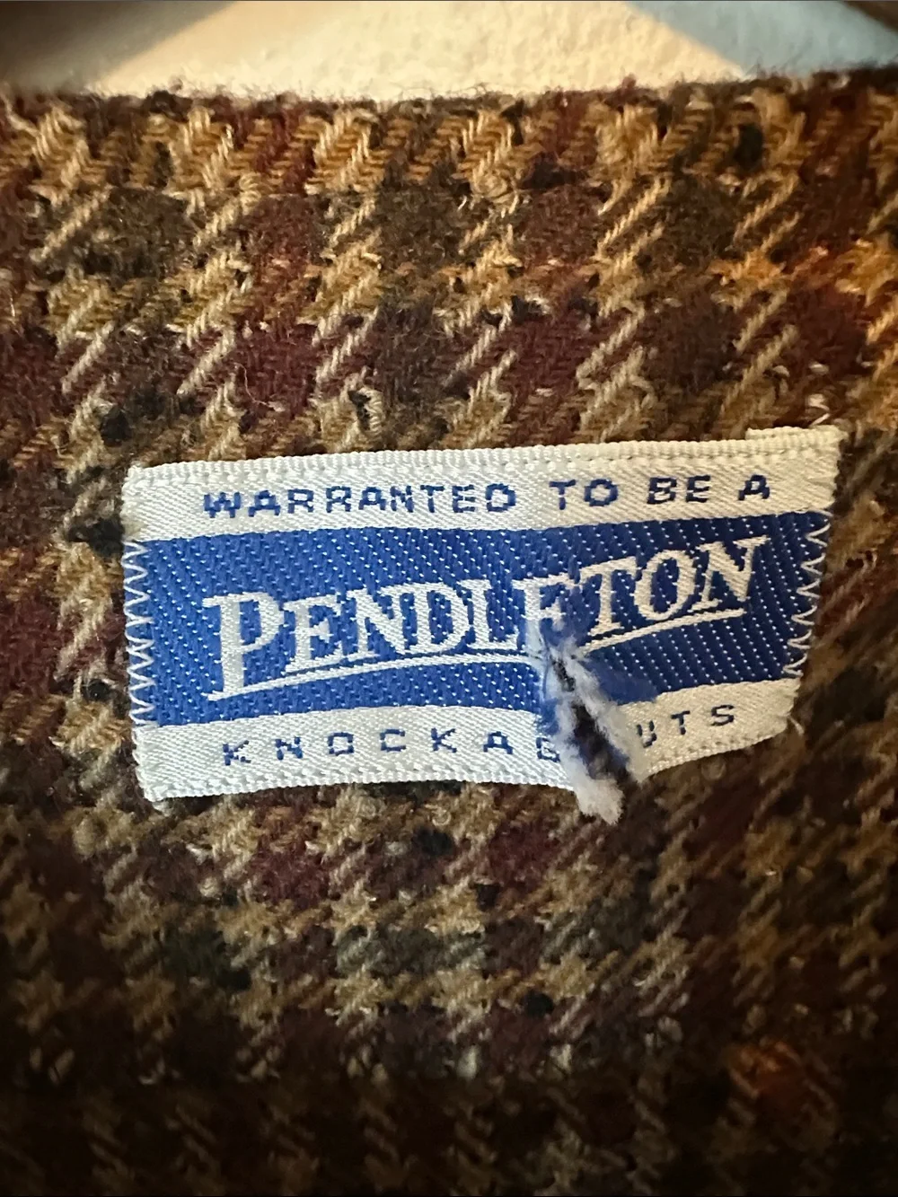 Pendleton Vintage Houndstooth Wool Midi Dress Size 8 Autumn Wedding Office Wear - Picture 8 of 15